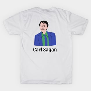 Carl Sagan Portrait Design T-Shirt